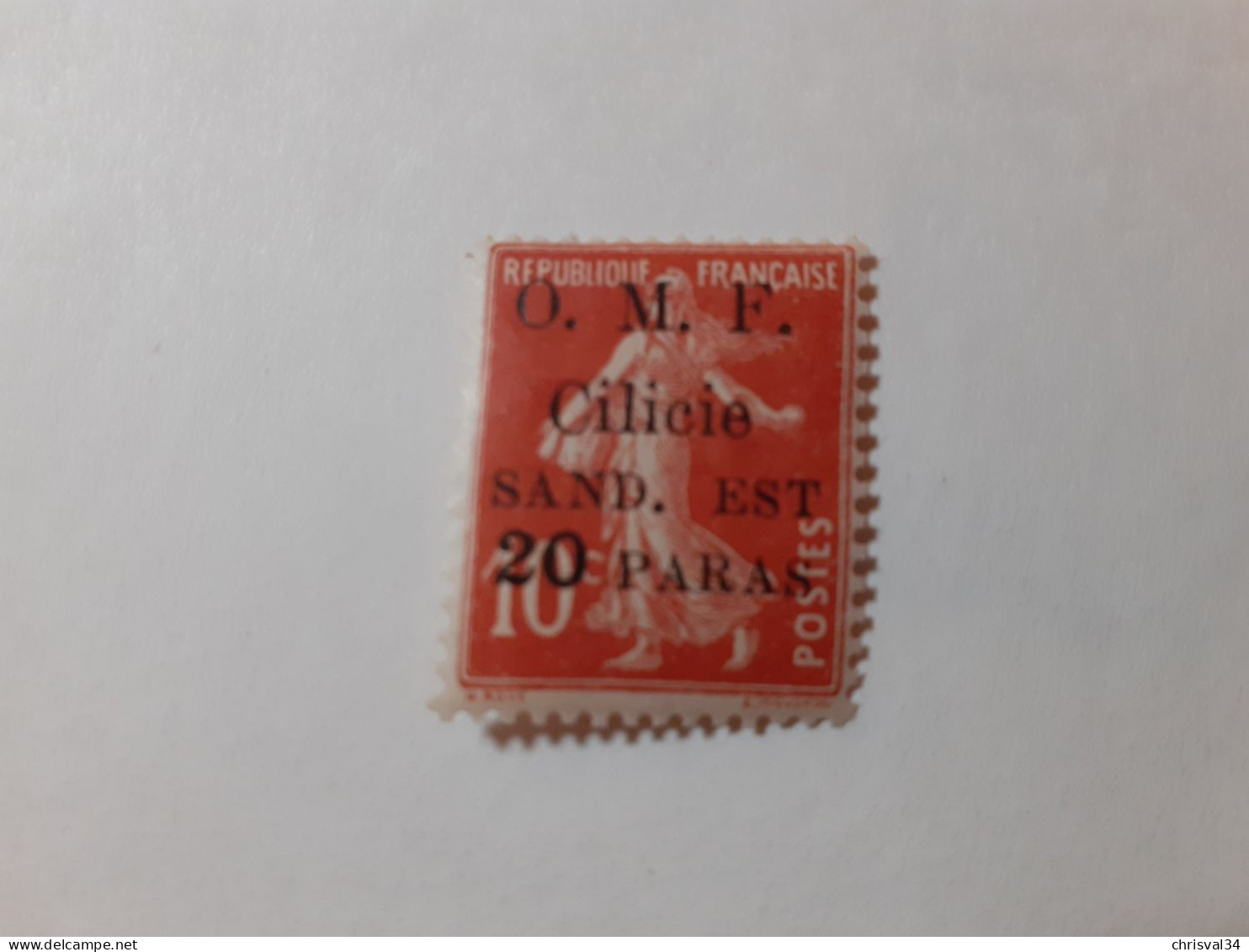 TIMBRE  CILICIE    N  100   COTE  10,00  EUROS   NEUF  TRACE  CHARNIERE - Neufs