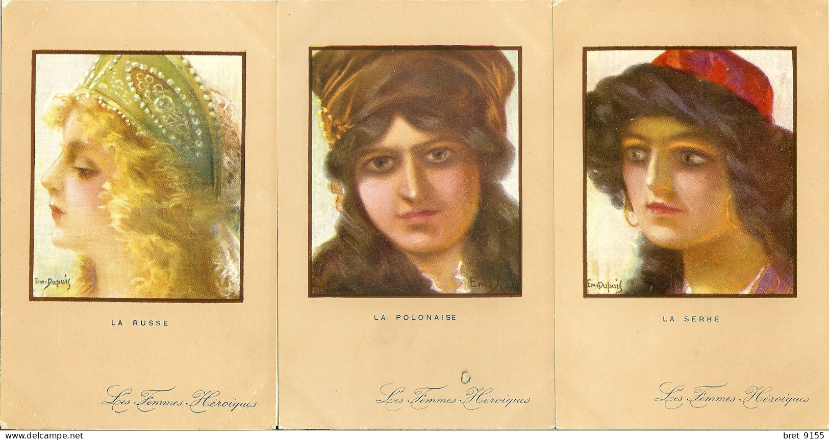 12 CARTES POSTALES LES FEMMES HEROIQUES DUPUIS EMILE ENVOI SANS FRAIS - Dupuis, Emile