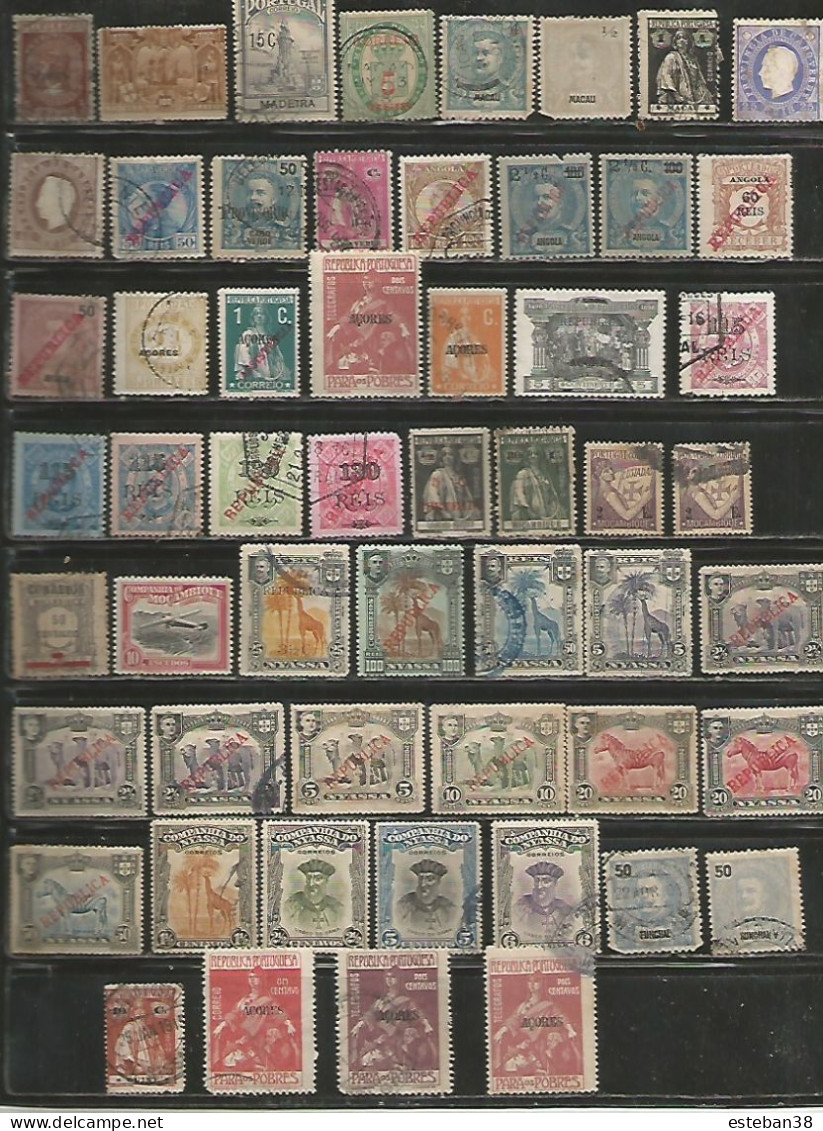 Portugal Colonies Timbres Diverses - Andere & Zonder Classificatie