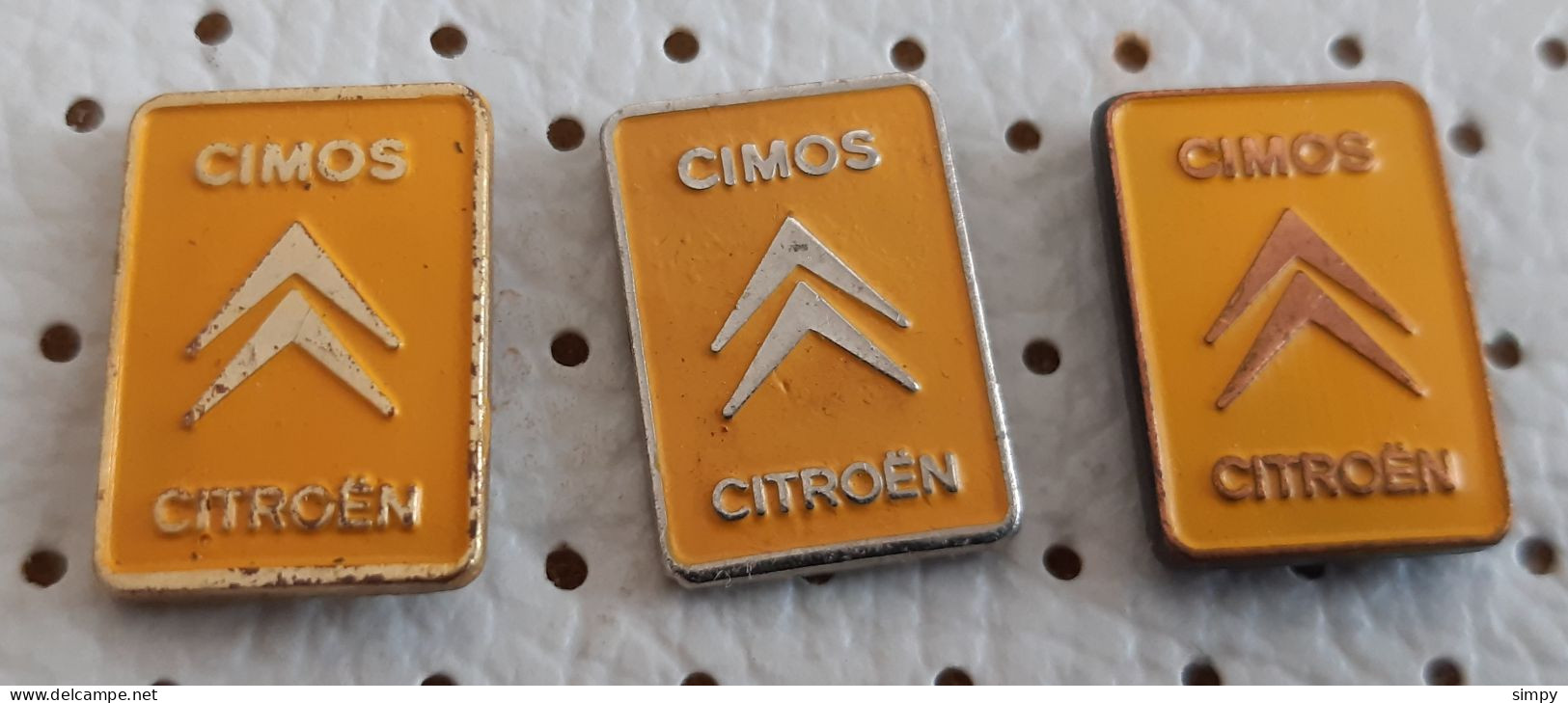 CIMOS Citroen Car Logo Slovenia Ex Yugoslavia Pins - Citroën