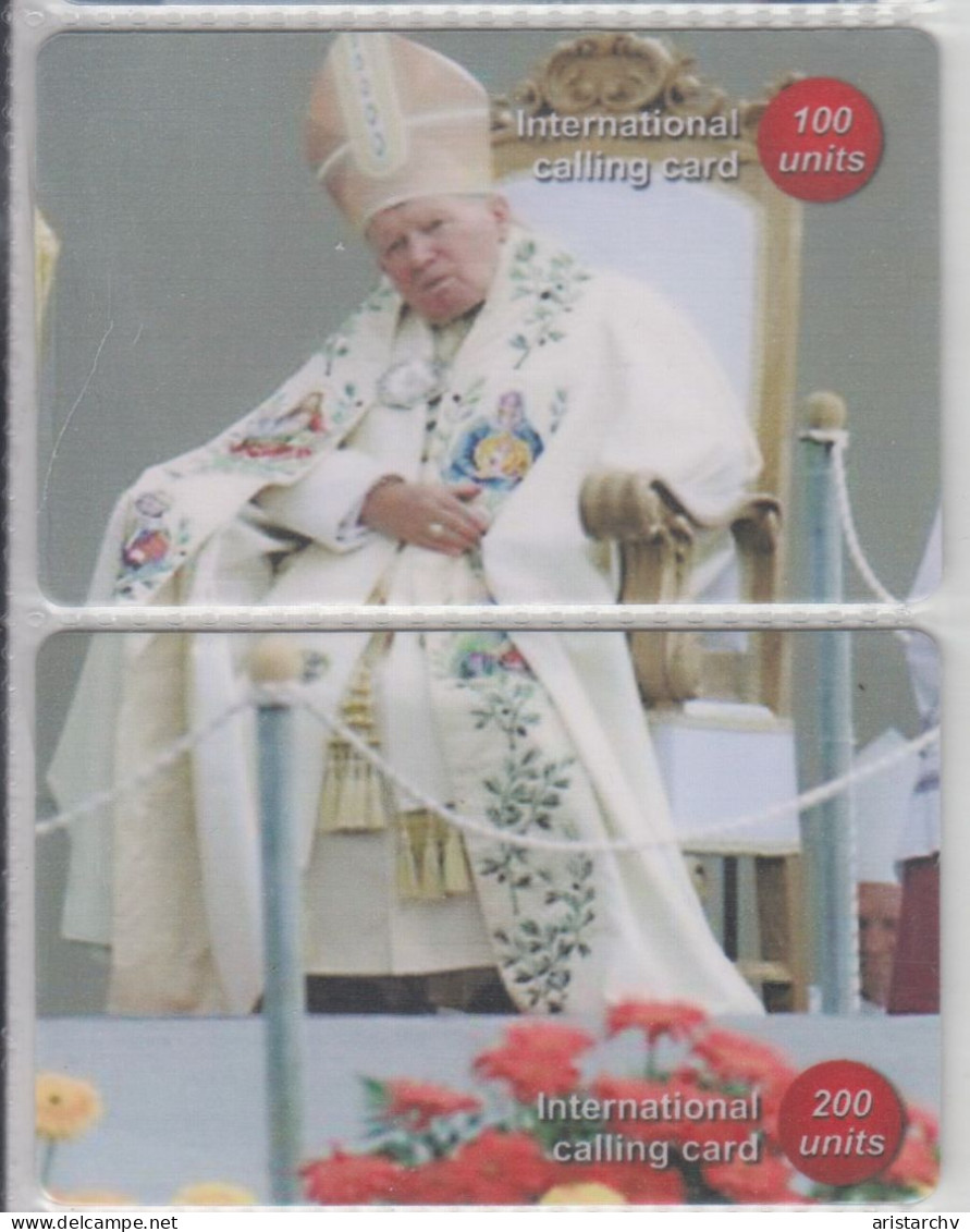 CHINA POPE JOHN PAUL IOANNES PAULUS II 28 PUZZLES OF 56 PHONE CARDS - Personen