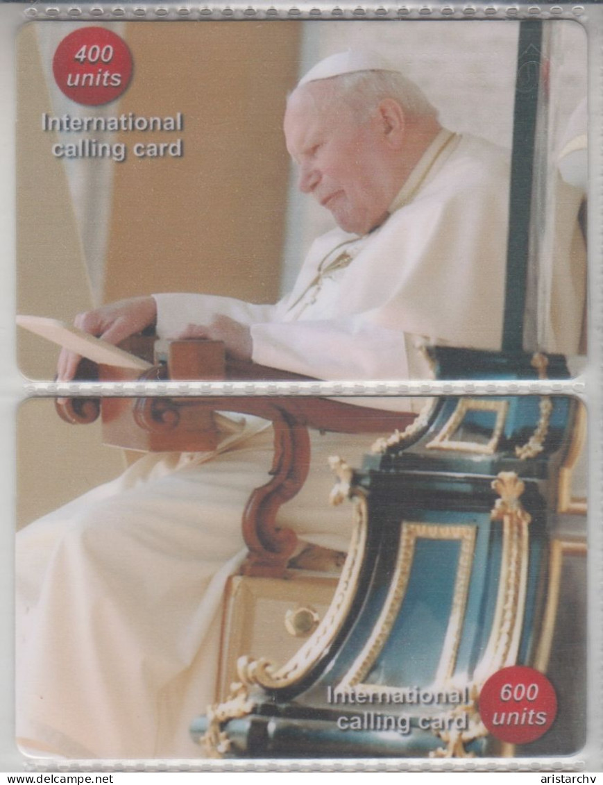 CHINA POPE JOHN PAUL IOANNES PAULUS II 28 PUZZLES OF 56 PHONE CARDS - Personen