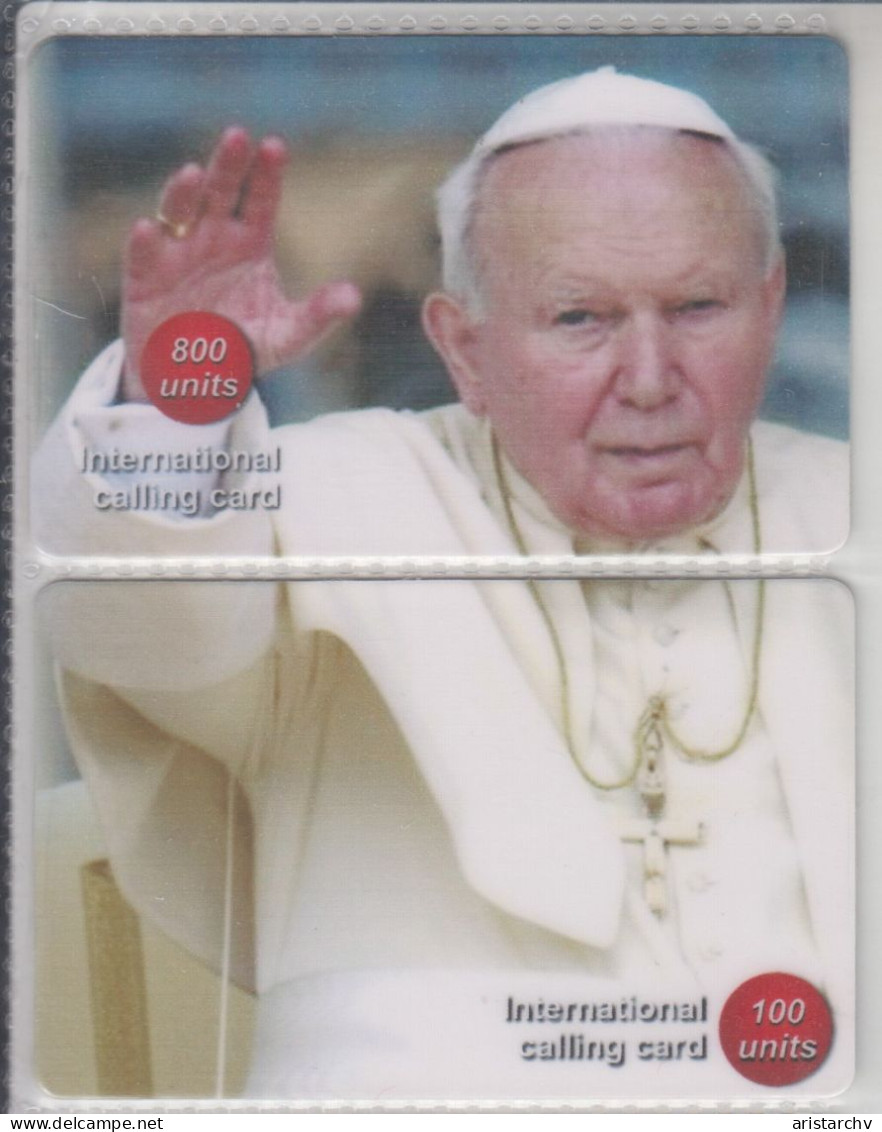 CHINA POPE JOHN PAUL IOANNES PAULUS II 28 PUZZLES OF 56 PHONE CARDS