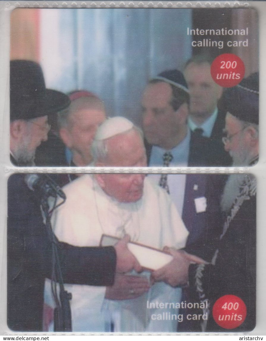 CHINA POPE JOHN PAUL IOANNES PAULUS II 28 PUZZLES OF 56 PHONE CARDS