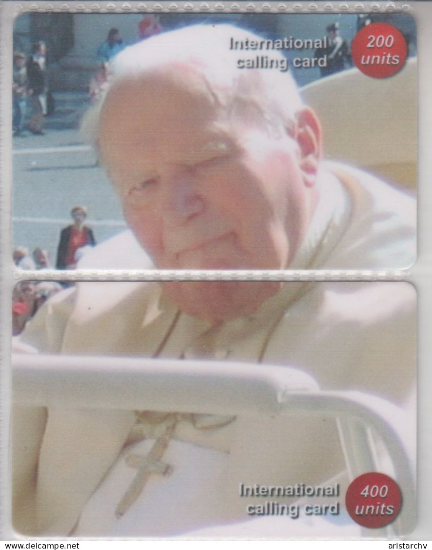 CHINA POPE JOHN PAUL IOANNES PAULUS II 28 PUZZLES OF 56 PHONE CARDS