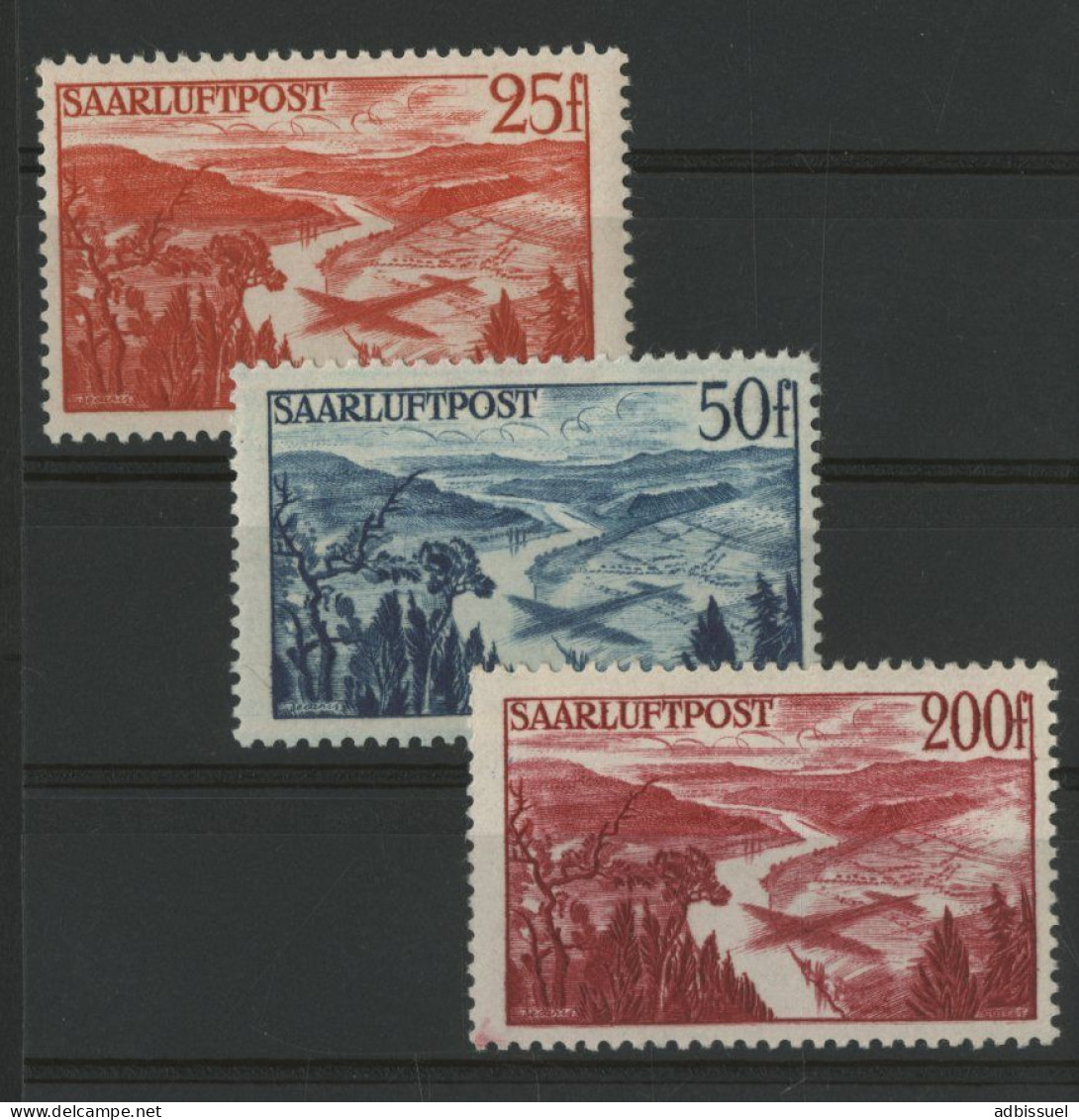 SARRE POSTE AERIENNE N° 9 à 11 (Mi 252 à 254) Cote 33 € Neuf * (MH) TB. - Unused Stamps