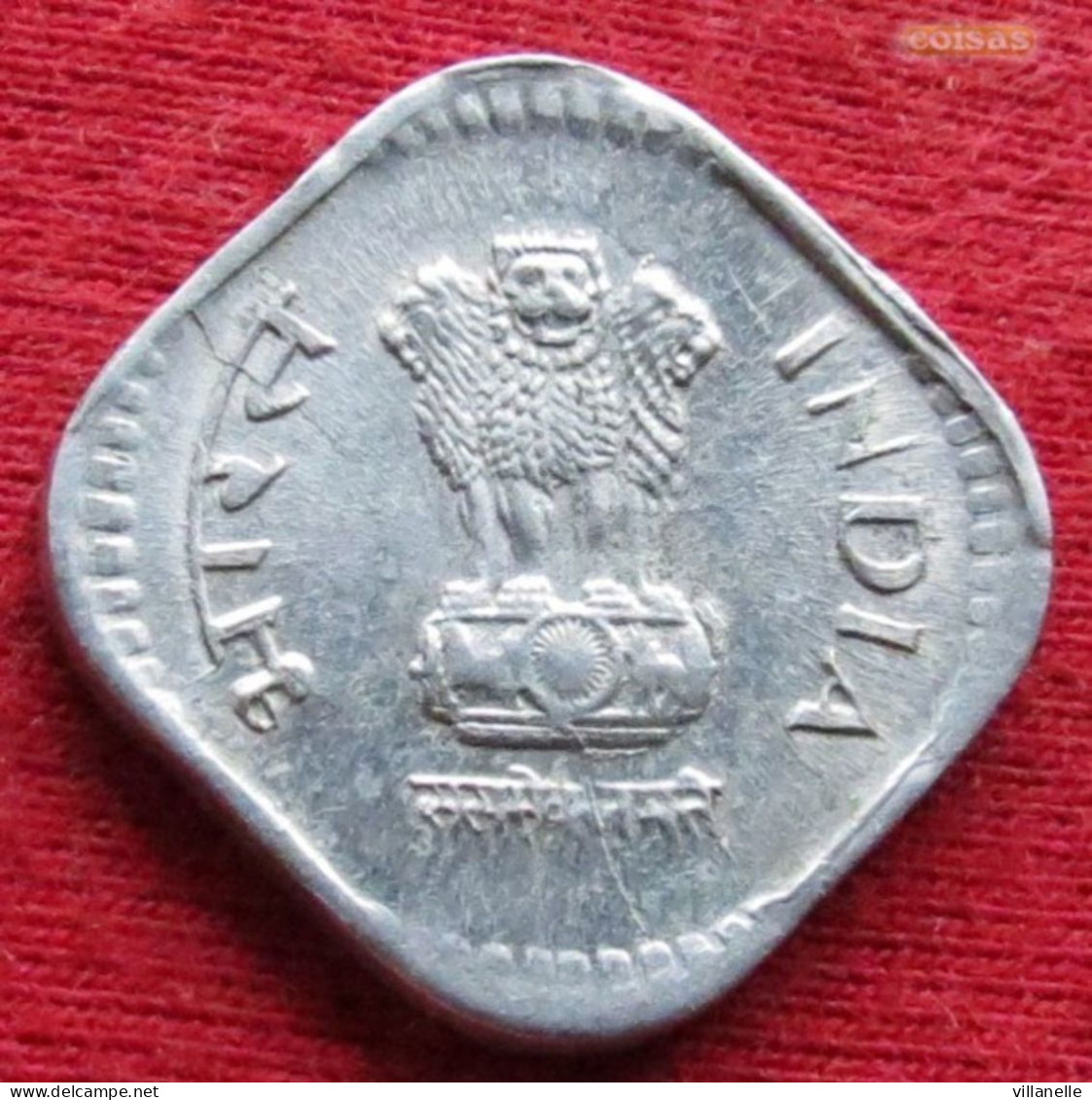 India 5 Paise 1989 H KM# 23a *VT Hyderabad Mint Inde Indie Indien Indies - Inde