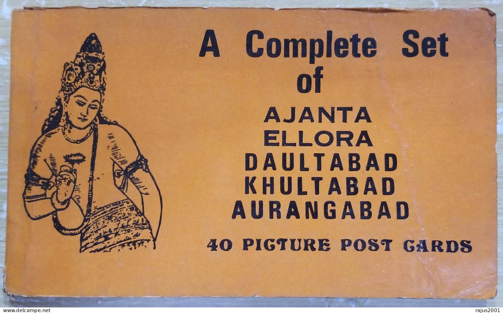 Ajanta, Lord Shiva Parvati God, Goddess, Hindu Temple, Jyotir Ling, Hinduism, Religion, Mythology 40 Postcards Booklet - Hindouisme