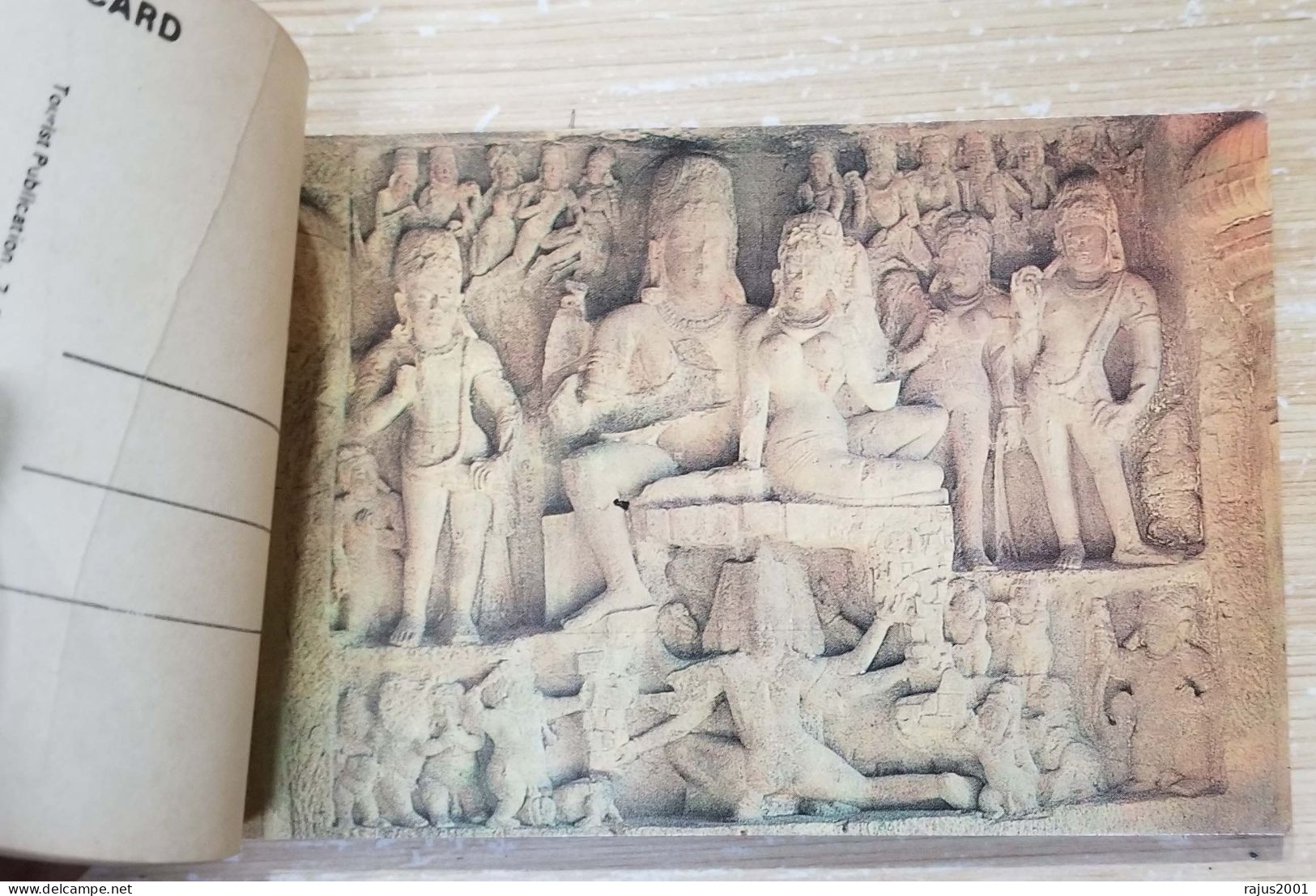 Ajanta, Lord Shiva Parvati God, Goddess, Hindu Temple, Jyotir Ling, Hinduism, Religion, Mythology 40 Postcards Booklet