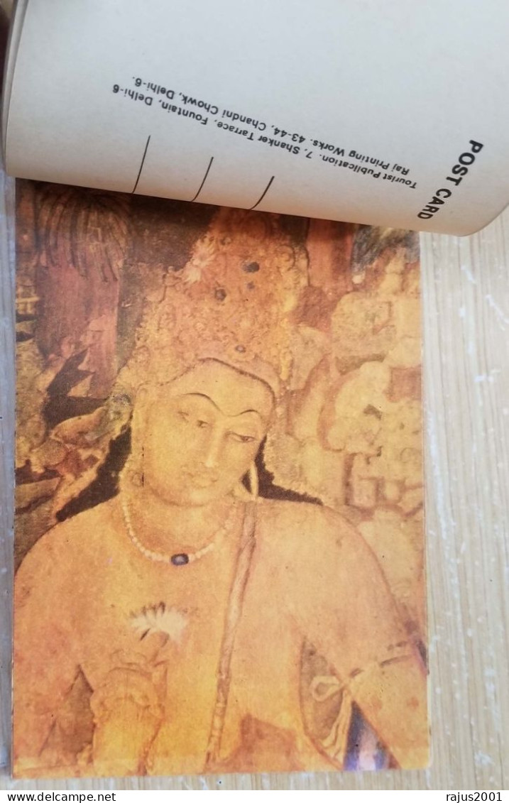 Ajanta, Lord Shiva Parvati God, Goddess, Hindu Temple, Jyotir Ling, Hinduism, Religion, Mythology 40 Postcards Booklet
