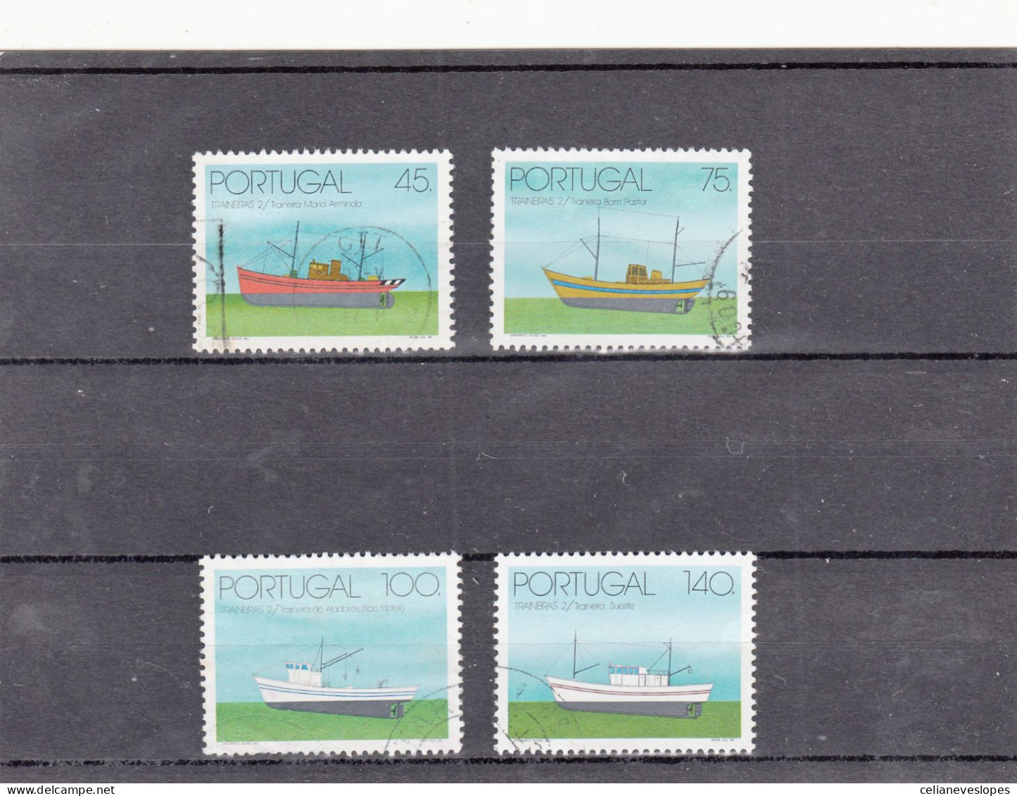 Portugal, Traineiras Da Costa Portuguesa, 1994, Mundifil Nº 2235 A 2238 Used - Gebruikt