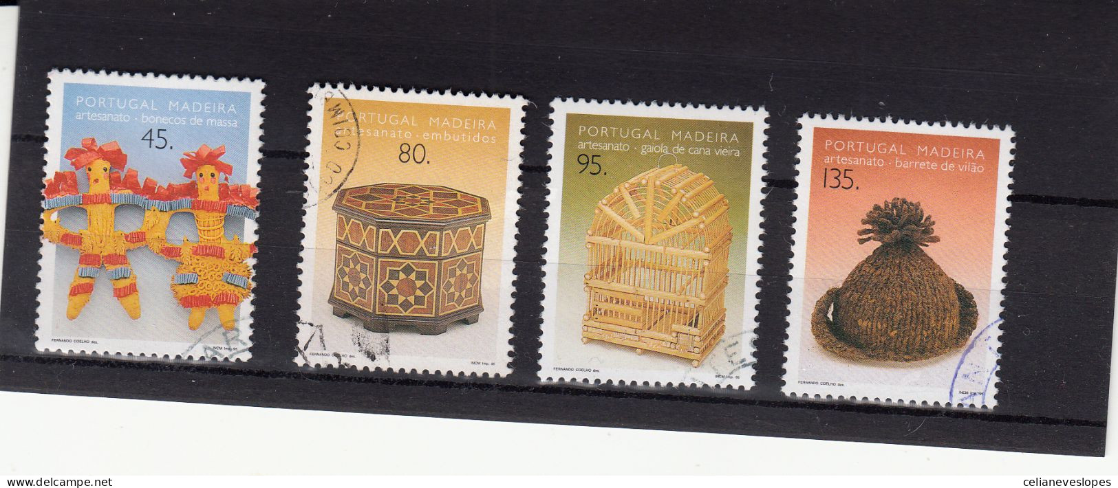 Portugal, Nascimento De S. António, 1995, Mundifil Nº 2284 A 2287 Used - Oblitérés