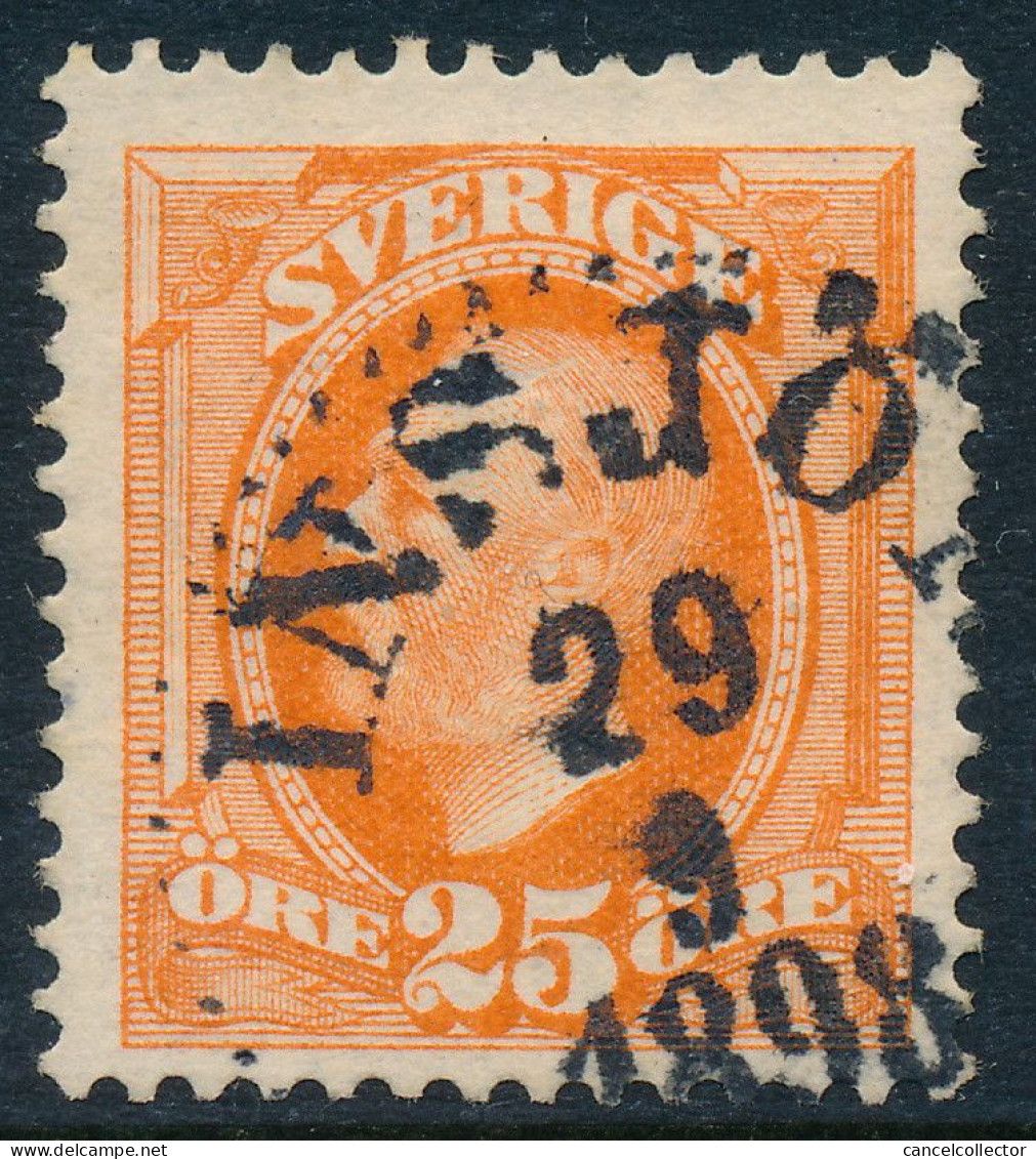 Sweden Suède Sverige: 25ö Oscar II, Cancel INSJÖN 29.9.1898 (DCSV00422) - 1885-1911 Oscar II