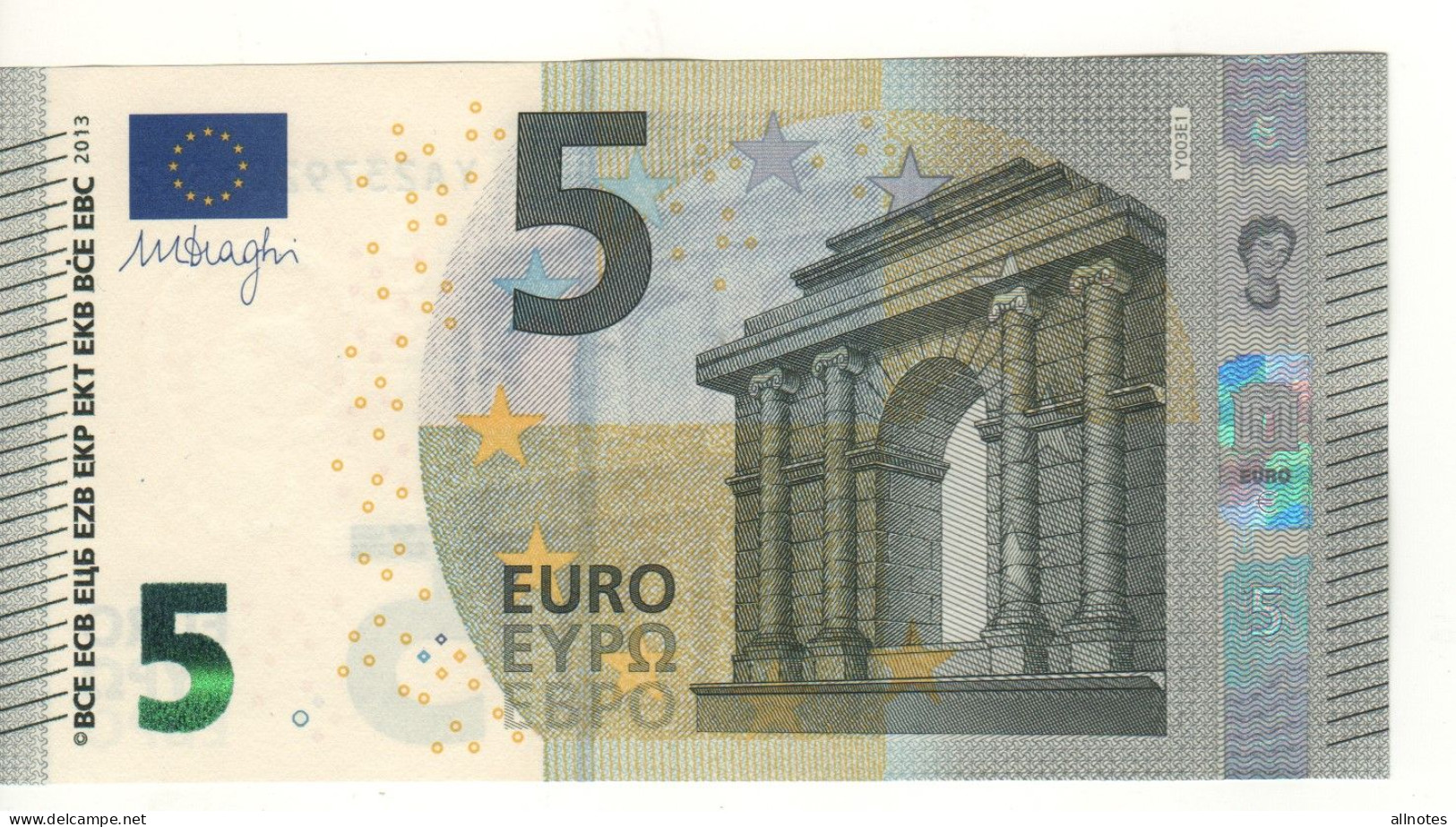 5 EURO  "Greece"     DRAGHI   Y 003 E1    YA2199172004  /  FDS - UNC - 5 Euro