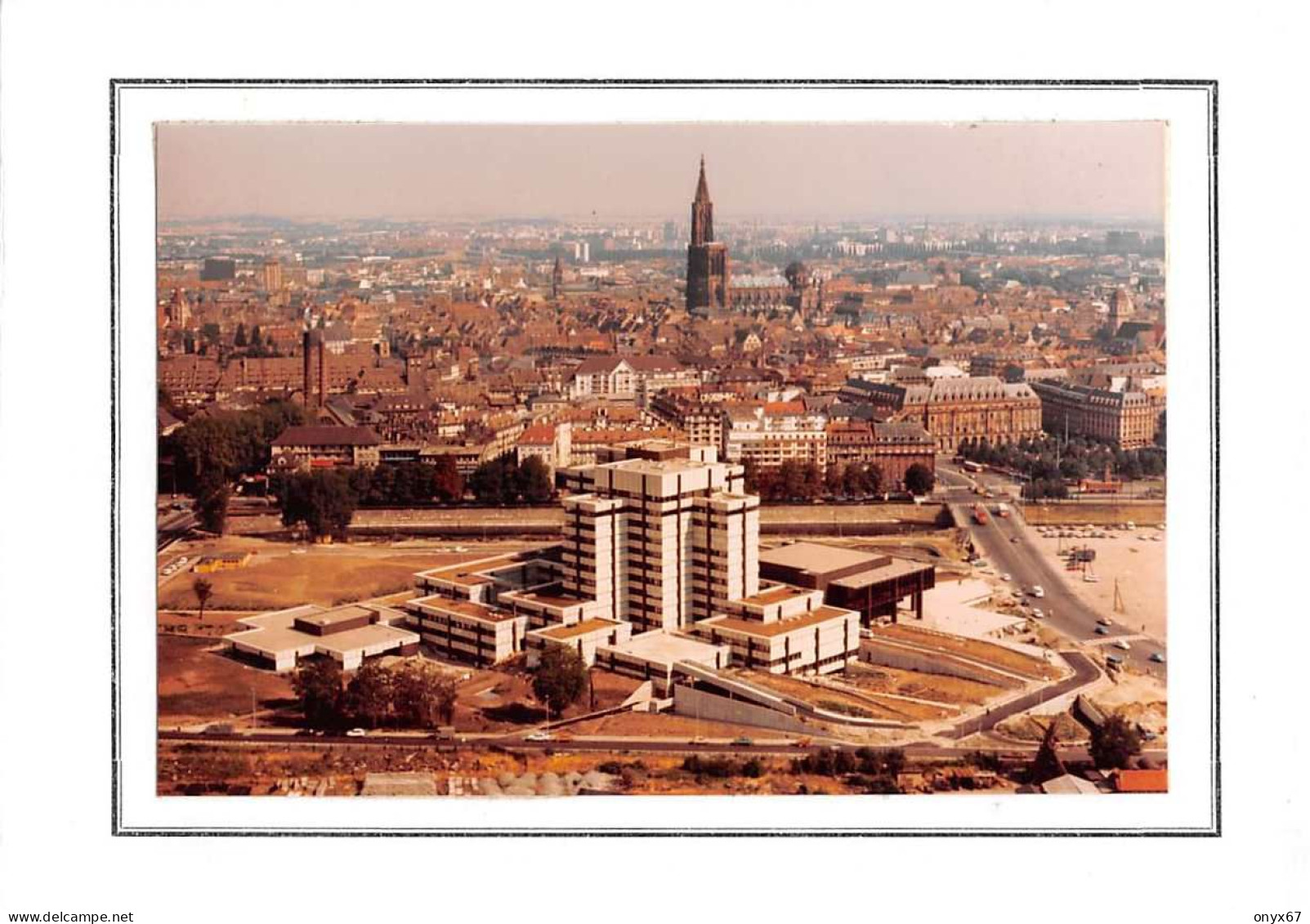 GF-Carte 2 VOLETS-STRASBOURG-STRASSBURG-67-Bas-Rhin-Centre Administratif Communauté Urbaine De La Ville-11 X 15,5 - Strasbourg