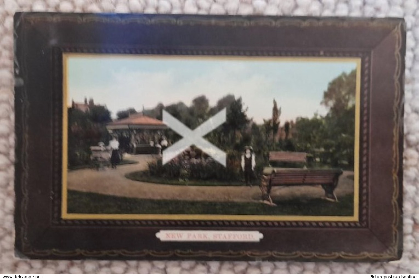 STAFFORD NEW PARK OLD COLOUR POSTCARD STAFFORDSHIRE - Andere & Zonder Classificatie