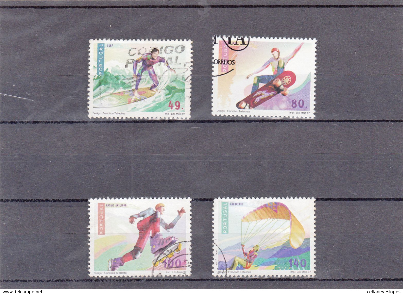 Portugal, Desportos Radicais, 1997, Mundifil Nº 2416 A 2419 Used - Used Stamps