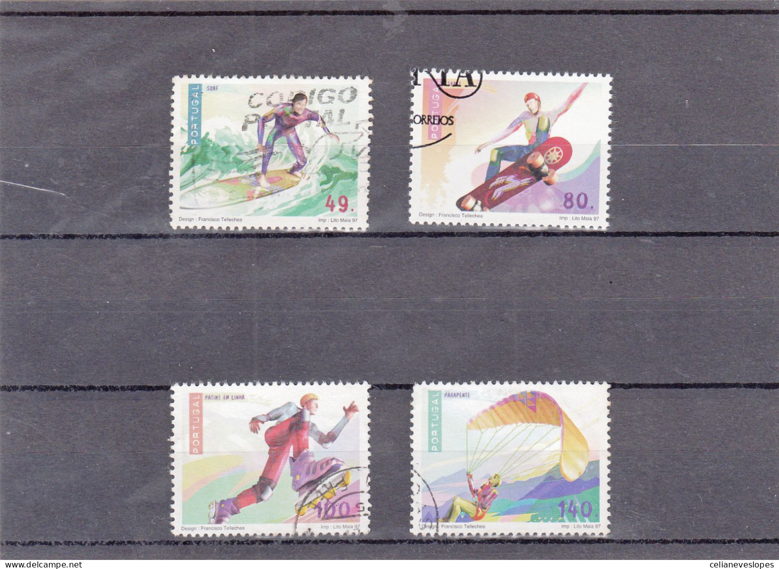 Portugal, Desportos Radicais, 1997, Mundifil Nº 2416 A 2419 Used - Gebruikt