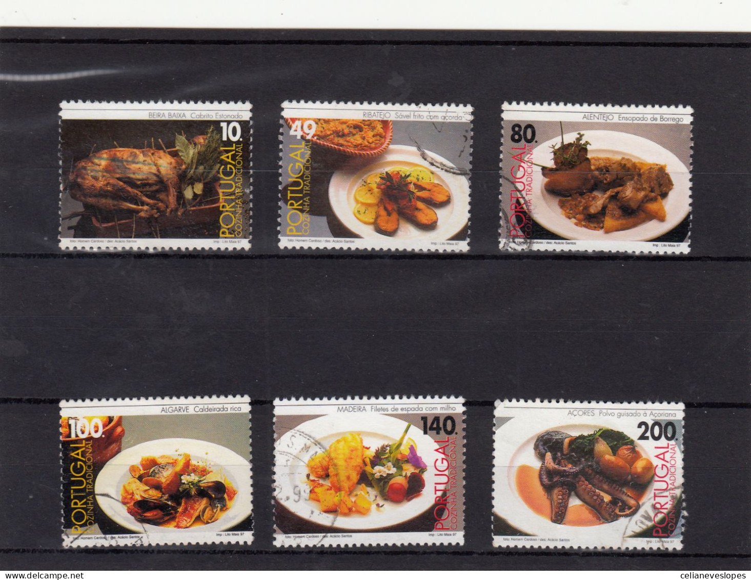 Portugal, Cozinha Tradicional Portuguesa, 1997, Mundifil Nº 2429 A 2434 Used - Used Stamps