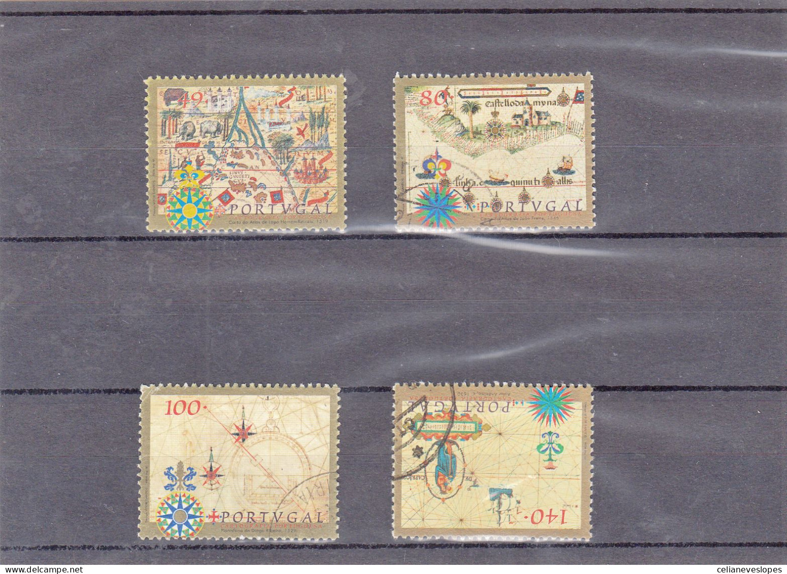 Portugal, Cartografia Portuguesa, 1997, Mundifil Nº 2446 A 2449 Used - Gebraucht