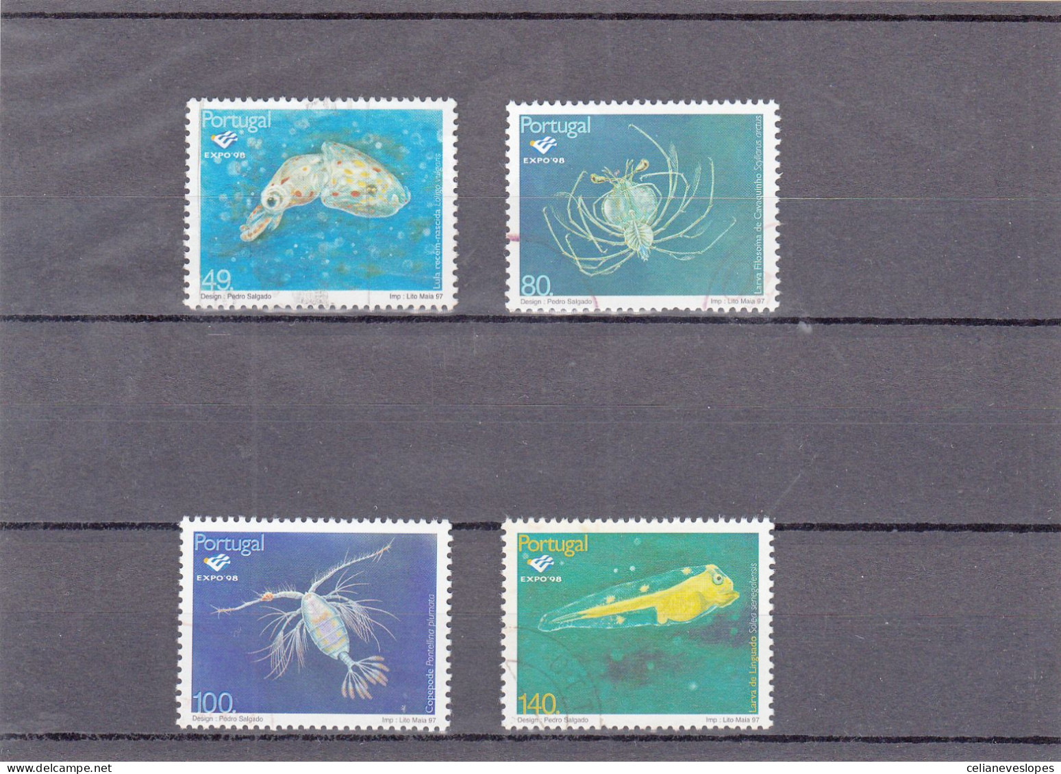 Portugal, EXPO 98 - Oceanos, 1997, Mundifil Nº 2450 A 2453 Used - Used Stamps