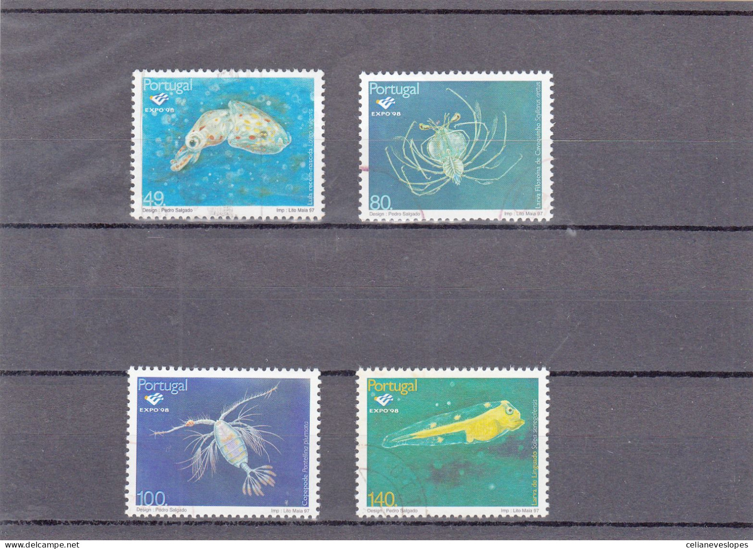 Portugal, EXPO 98 - Oceanos, 1997, Mundifil Nº 2450 A 2453 Used - Usado