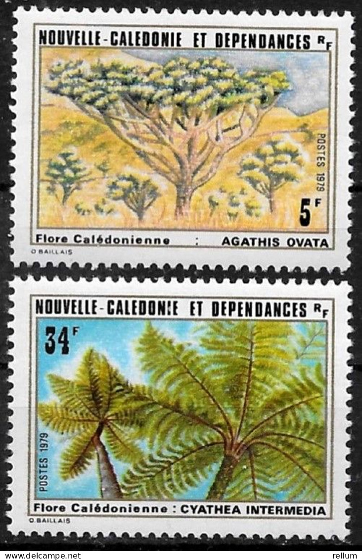 Nouvelle Calédonie 1979 - Yvert N° 431/432 - Michel N° 636/637 ** - Unused Stamps