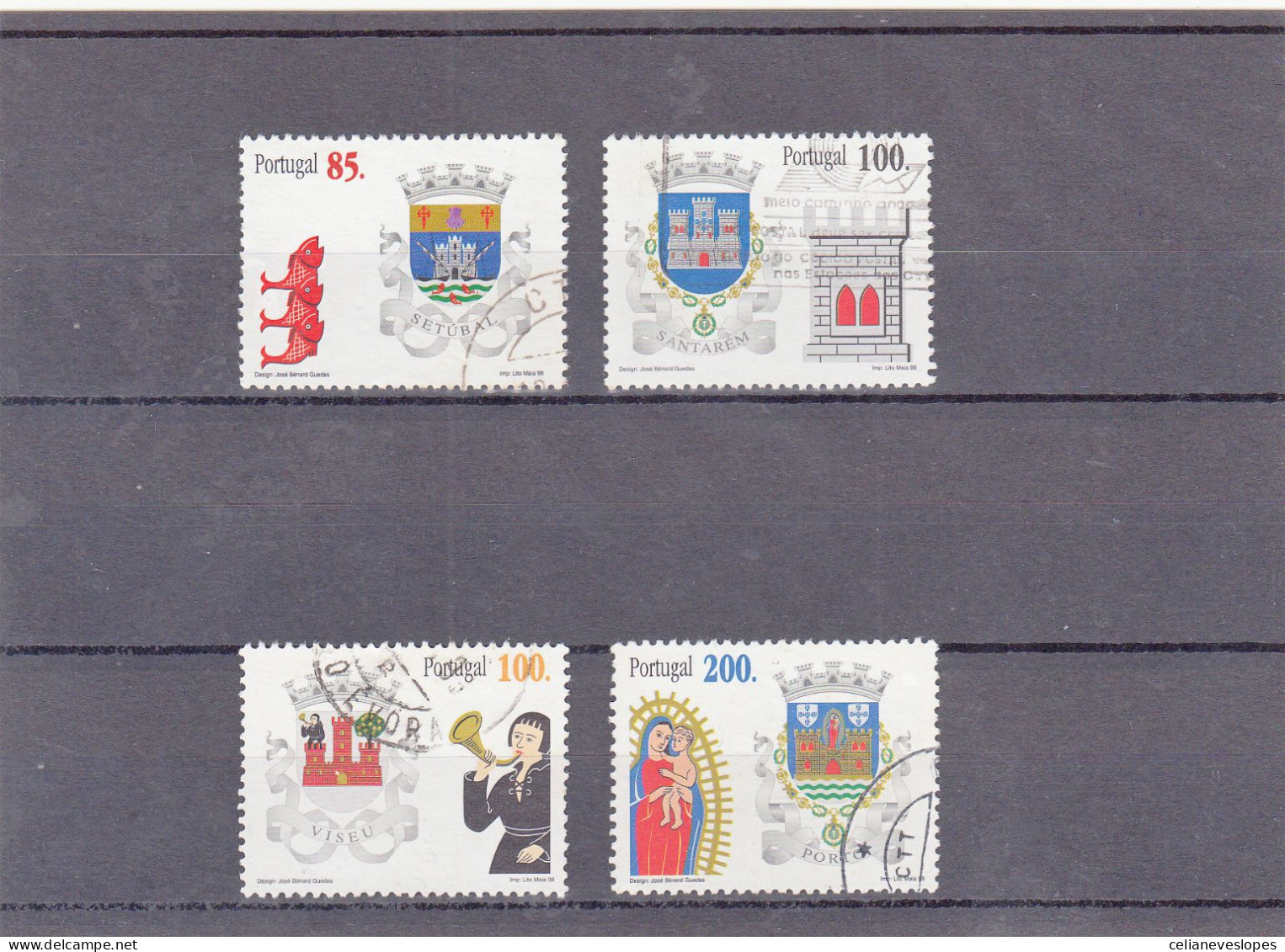 Portugal, Brasões, 1998, Mundifil Nº 2517 A 2522 Used - Usado