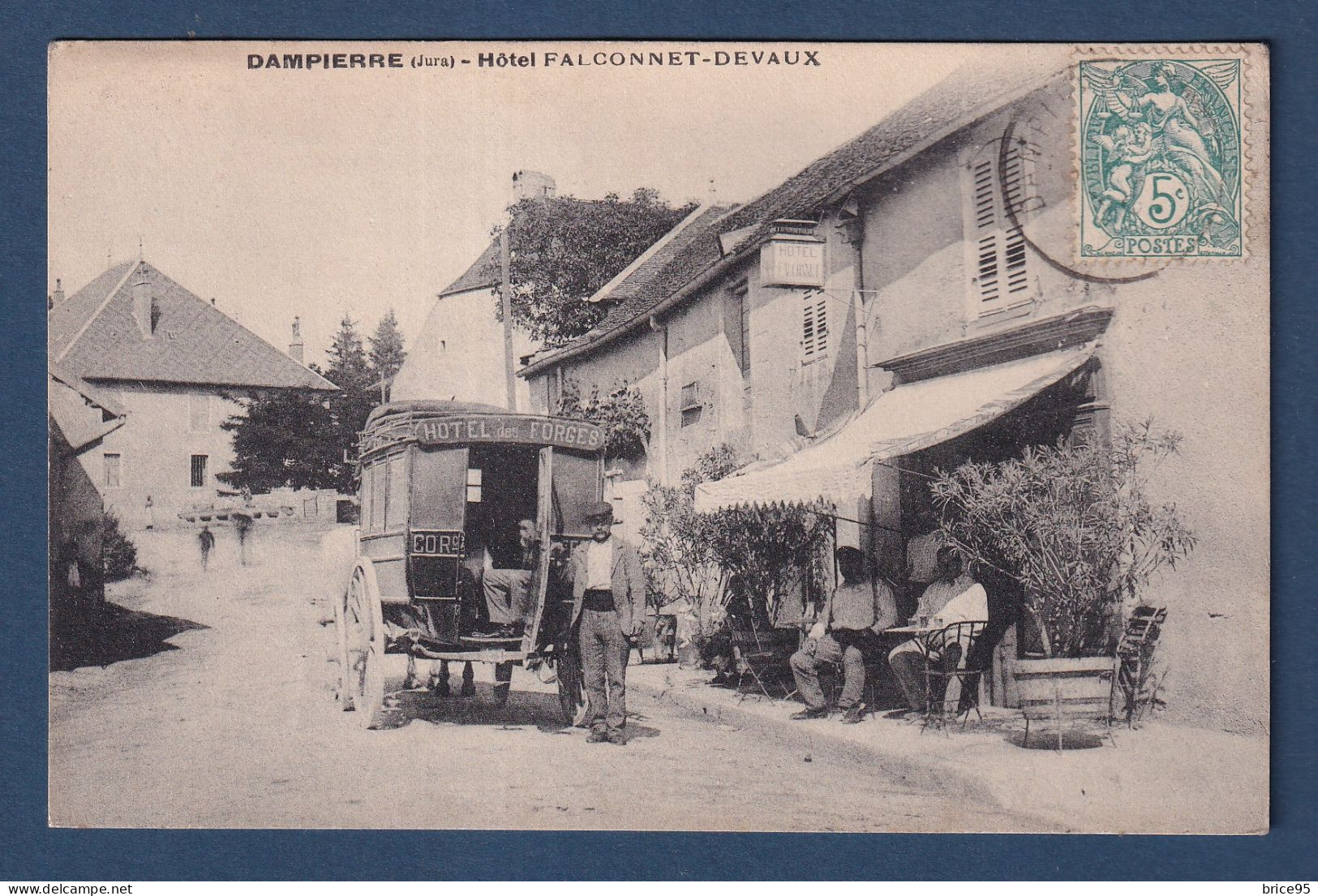 France - Carte Postale - Dampierre - Hôtel - Falconnet Devaux - Dampierre