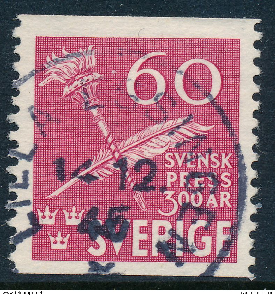 Sweden Suède Sverige: Facit 360, 60ö Swedish Press, VF Used Cancel LILLA ESSINGE 14.12.45 (DCSV00428) - 1930- ... Franqueo II