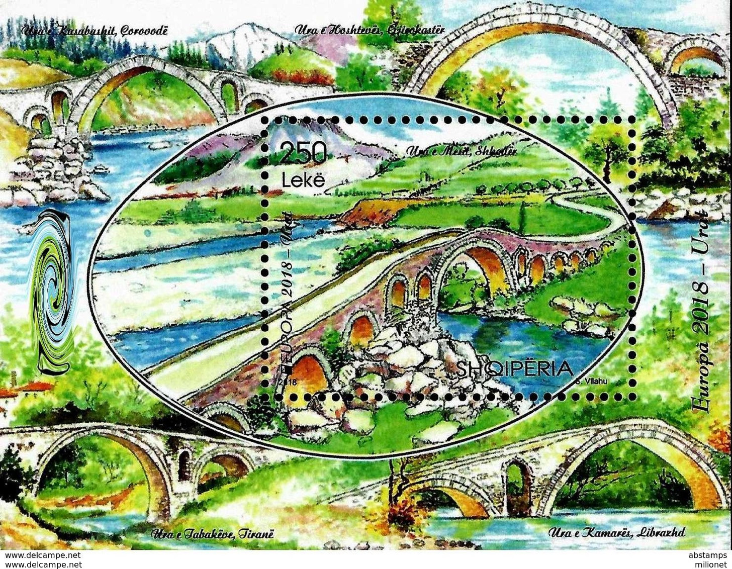 SALE!!! Albania Albanie Albanien 2018 EUROPA 2018 BRIDGES S/S Souvenir Sheet MNH ** - 2018