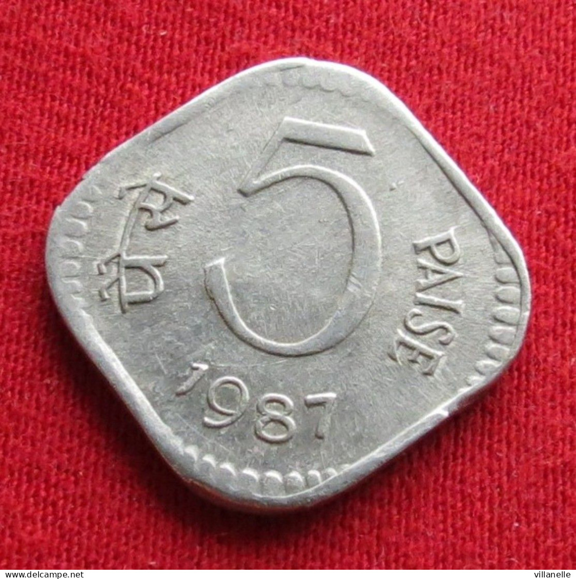 India 5 Paise 1987 H KM# 23a *VT Hyderabad Mint Inde Indien Indies - Inde