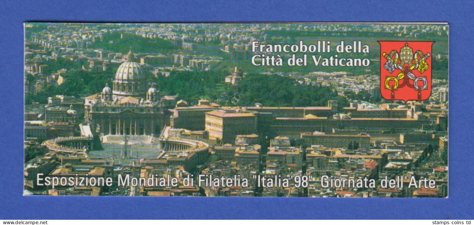 Vatikan Markenheftchen 1998 Mi.-Nr. MH 7 ** ITALIA `98 Mailand - Booklets