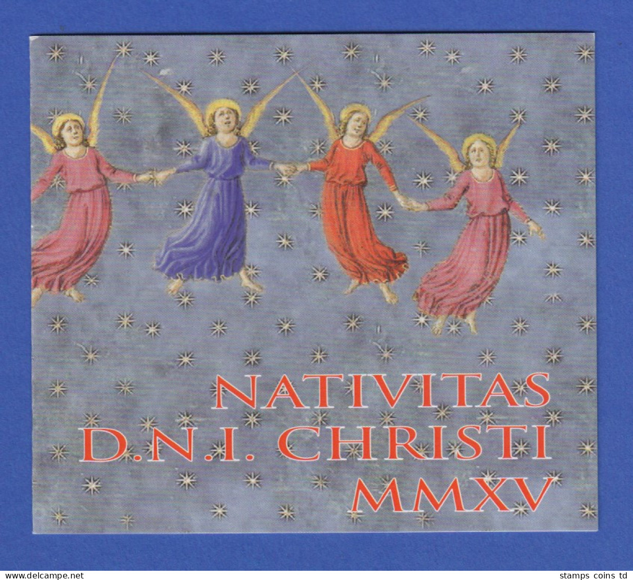 Vatikan Markenheftchen 2015 Mi.-Nr. MH 24 ** Weihnachten - Markenheftchen