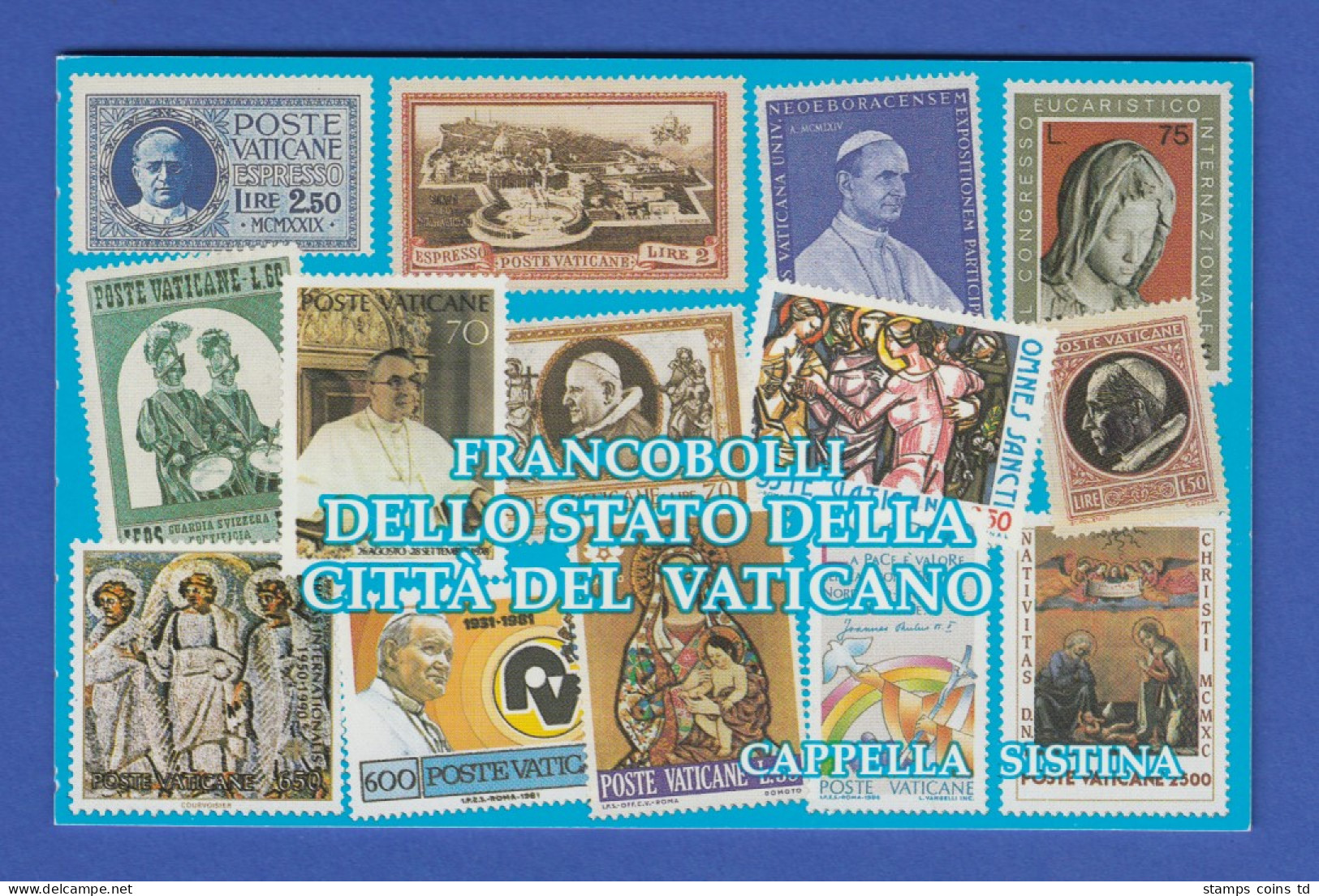Vatikan Markenheftchen 1991 Mi.-Nr. MH 3 ** Sixtinische Kapelle  - Postzegelboekjes