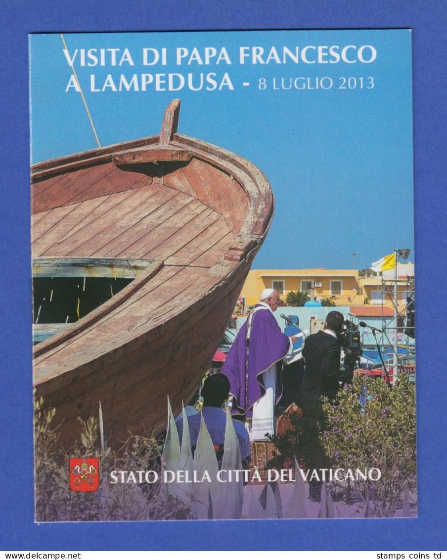 Vatikan Markenheftchen 2013 Mi.-Nr. MH 23 ** Papstreise Lampedusa - Booklets