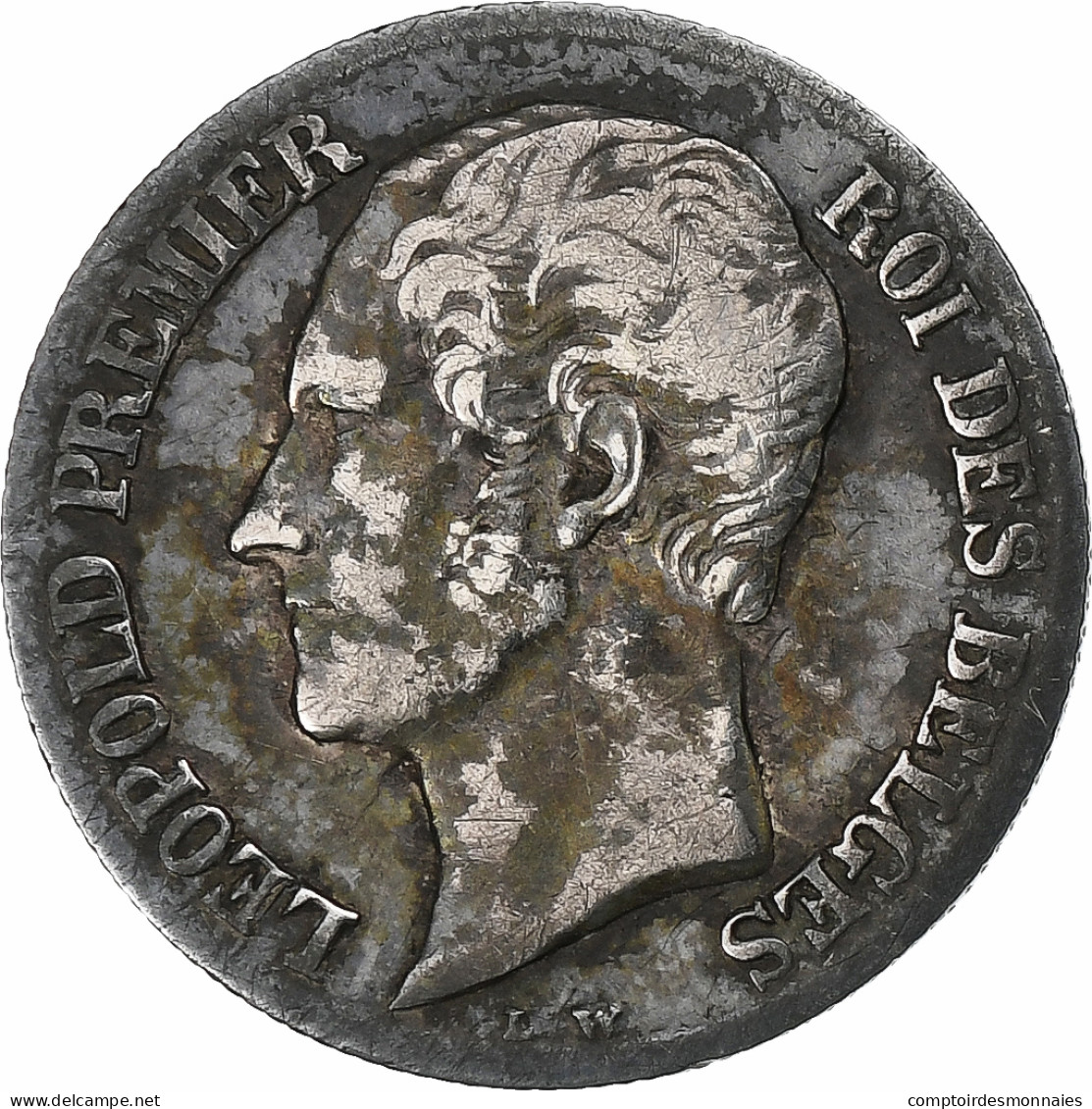 Belgique, Leopold I, 20 Centimes, 1853, Argent, TB+, KM:19 - 20 Cents