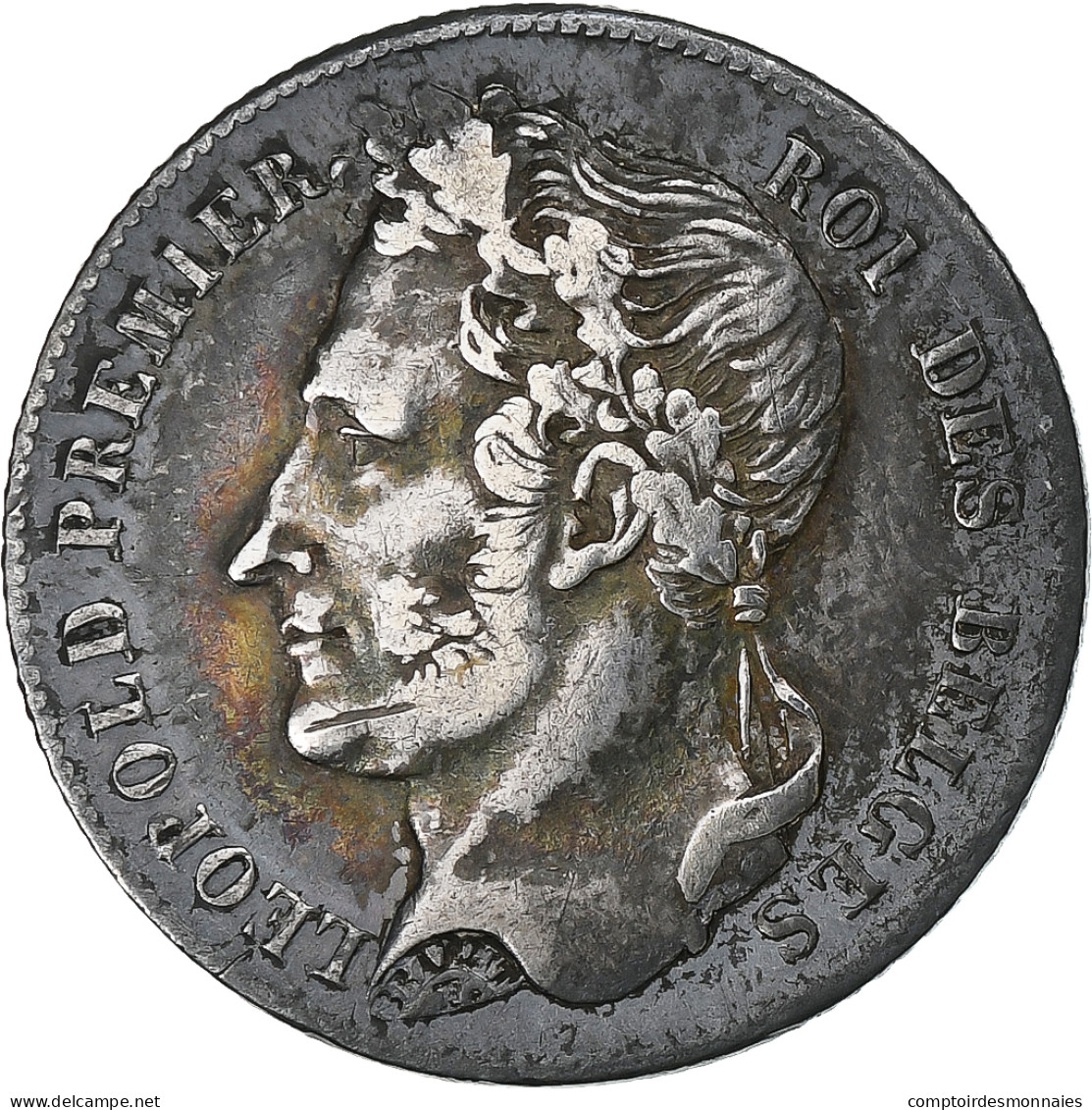 Belgique, Leopold I, 1/2 Franc, 1835, Argent, TB+, KM:6 - 1/2 Franc