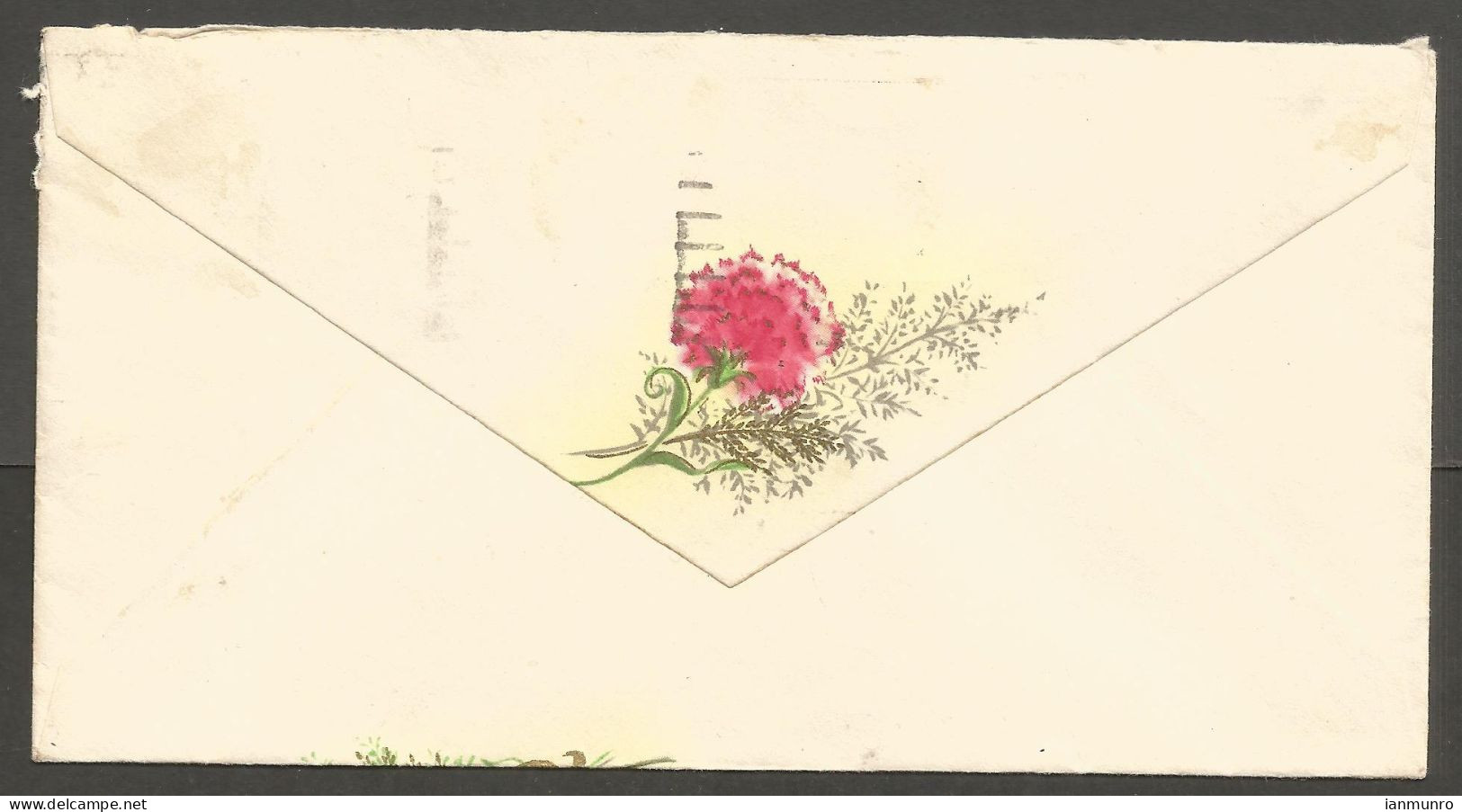 1964 Cover 4x5c Quebec Garden Lily Flower Slogan Windsor Illustrated Envelope - Histoire Postale