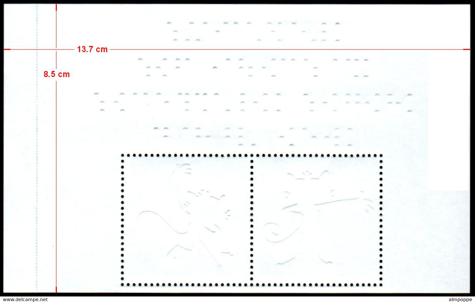 Ref. BR-3319-20 BRAZIL 2015 SPORTS, OLYMPIC AND PARALYMPIC, GAMES, RIO 2016, MASCOTS, 2 S/S MNH 4V Sc# 3319-20 - Estate 2016: Rio De Janeiro