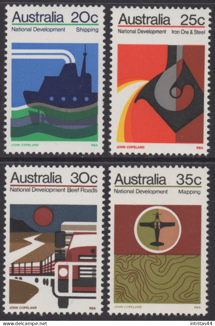 AUSTRALIA 1973 NATIONAL DEVELOPMENT (2nd SERIES) SET MNH - Ungebraucht