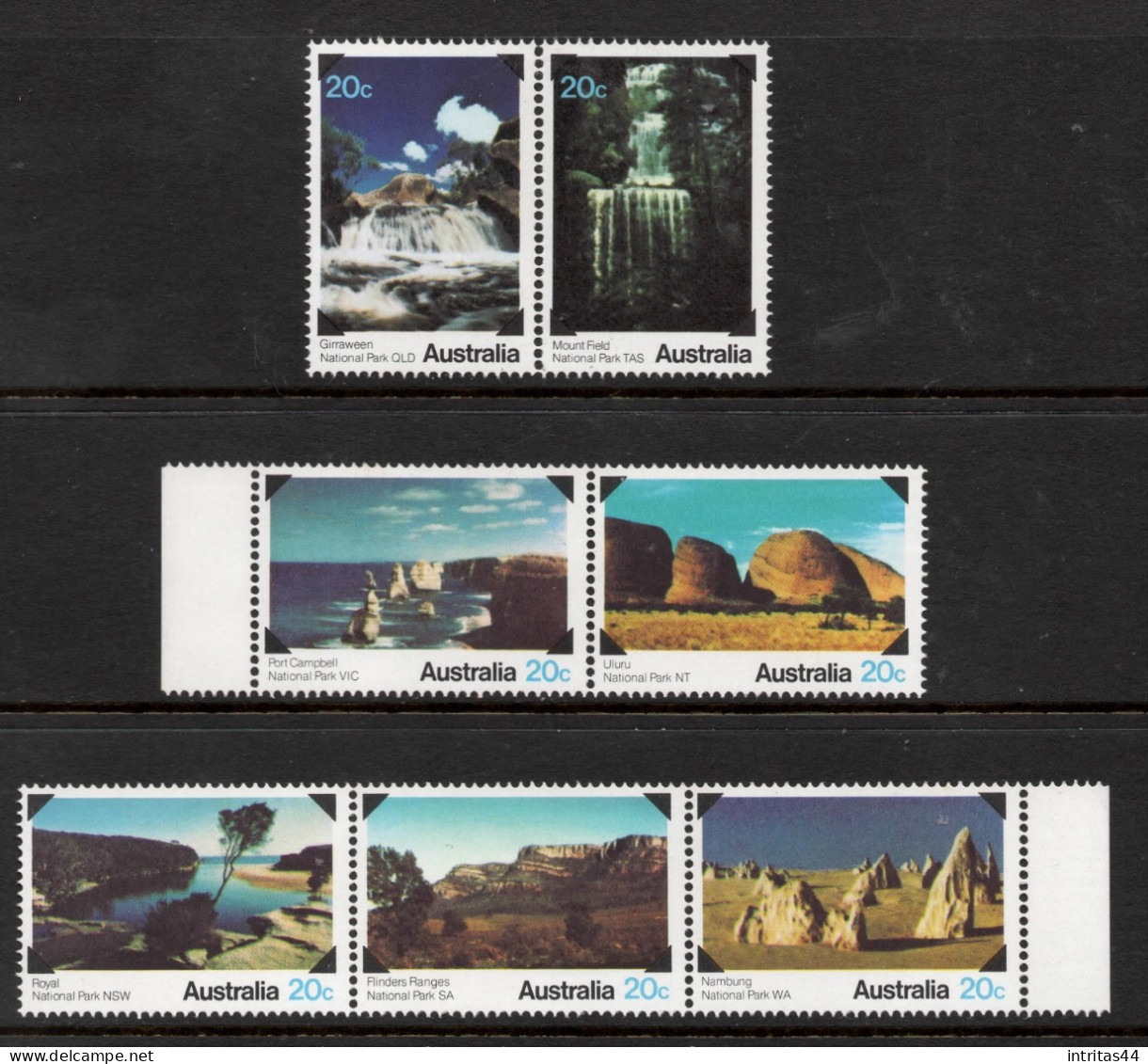 AUSTRALIA 1979 " NATIONAL PARKS " SET OF (7) MNH - Mint Stamps