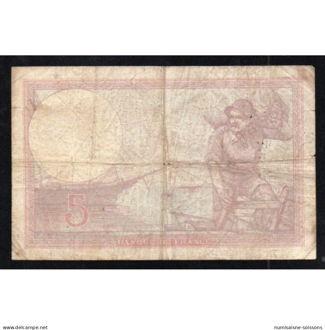 FAY 03/11 - 5 FRANCS VIOLET - 12/01/1927 - PICK 72 - TB - 5 F 1917-1940 ''Violet''