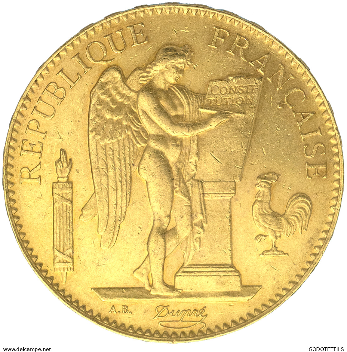 III ème République-100 Francs Génie 1886 Paris - 100 Francs (gold)