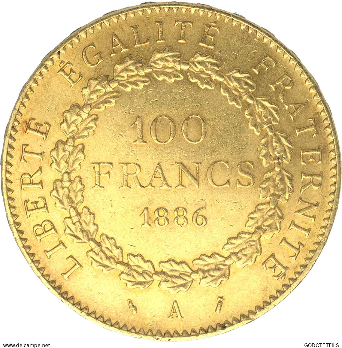 III ème République-100 Francs Génie 1886 Paris - 100 Francs (gold)