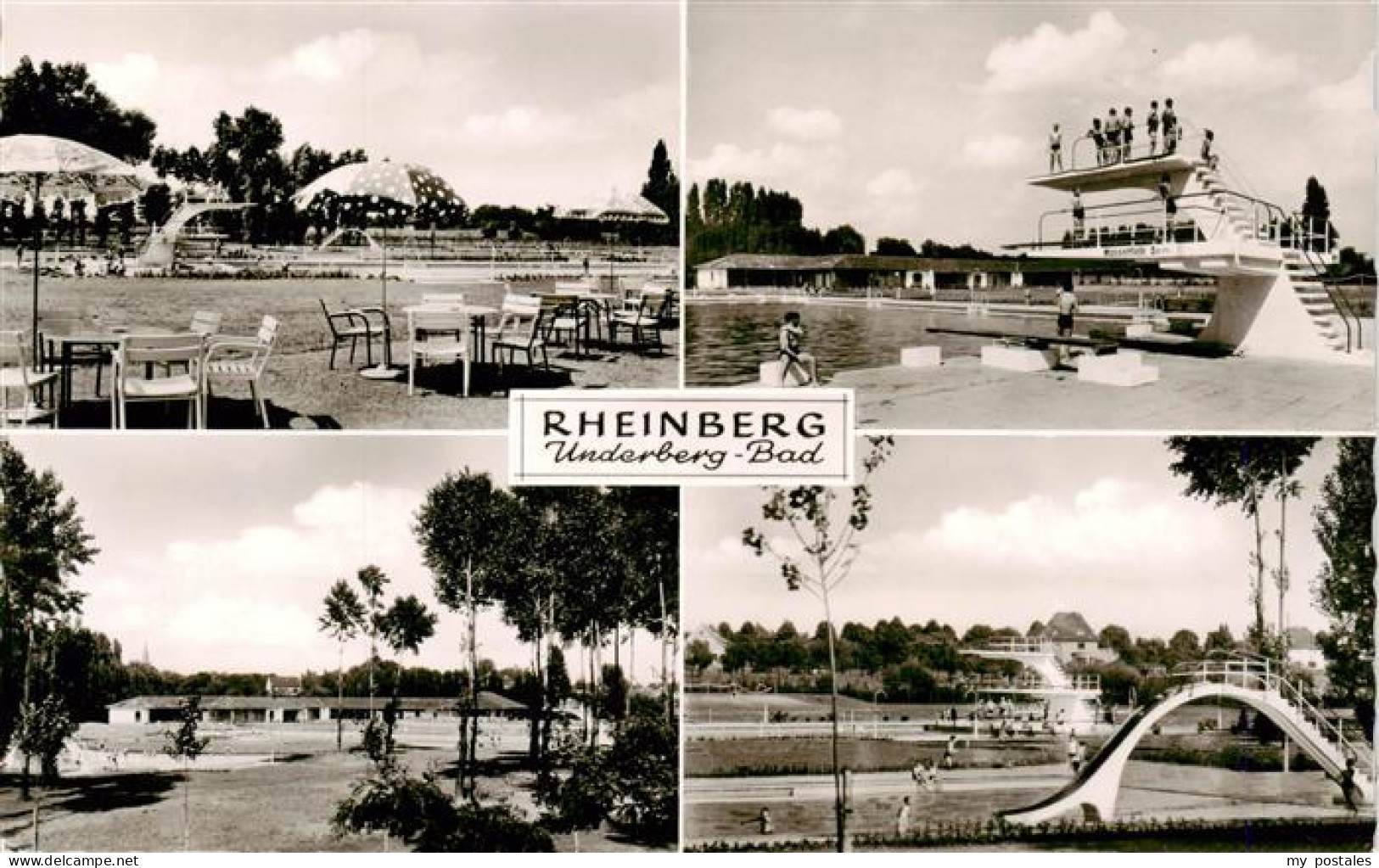 73950954 Rheinberg Unterberg-Bad Freibad Sprungturm - Rheinsberg