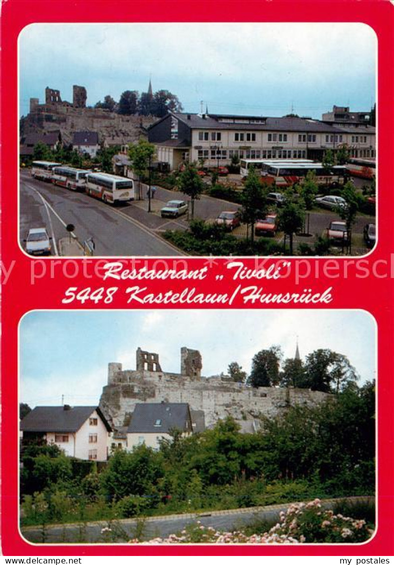 73836075 Kastellaun Hunsrueck Restaurant Tivoli Burgruine Kastellaun Hunsrueck - Kastellaun