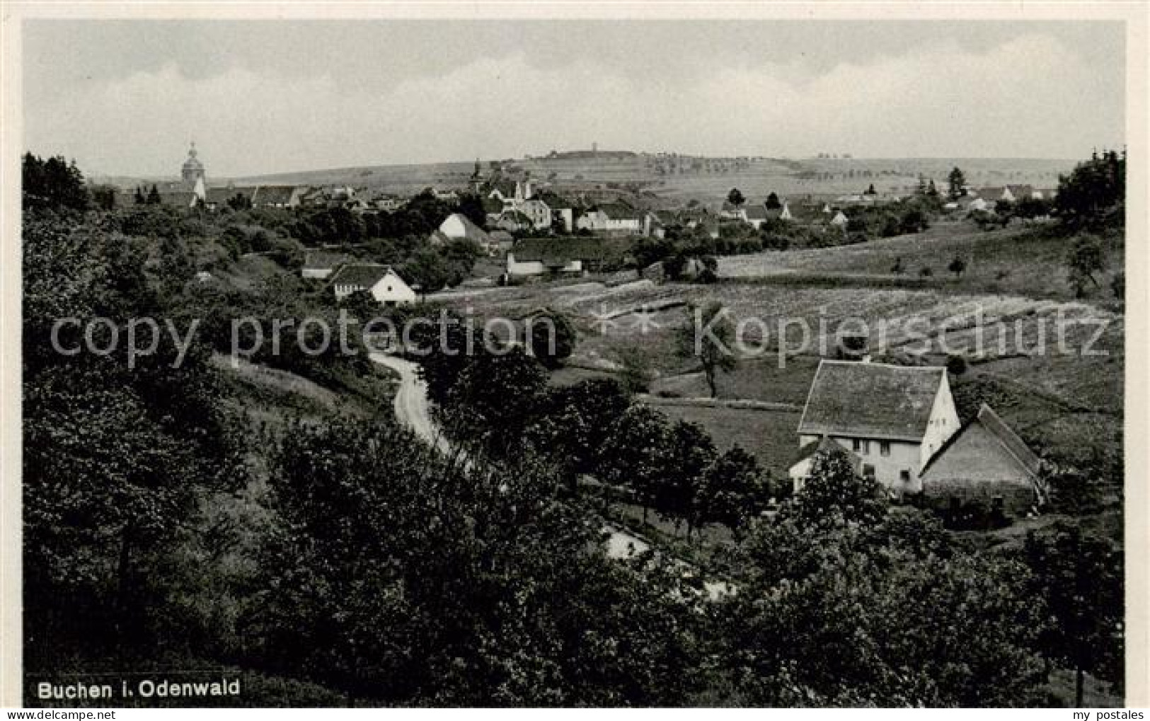 73803527 Buchen Odenwald Panorama Buchen Odenwald - Buchen