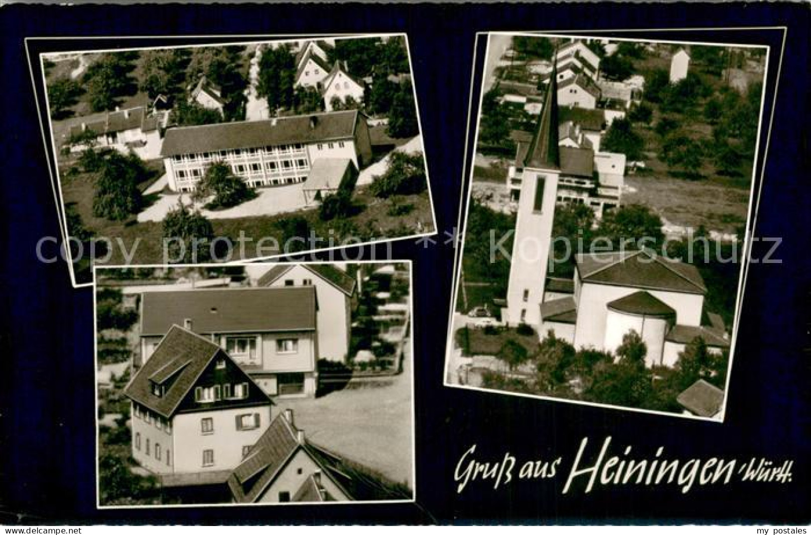 73730044 Heiningen Backnang Schule Kirche Spargeschaeft Plauser Heiningen Backna - Backnang