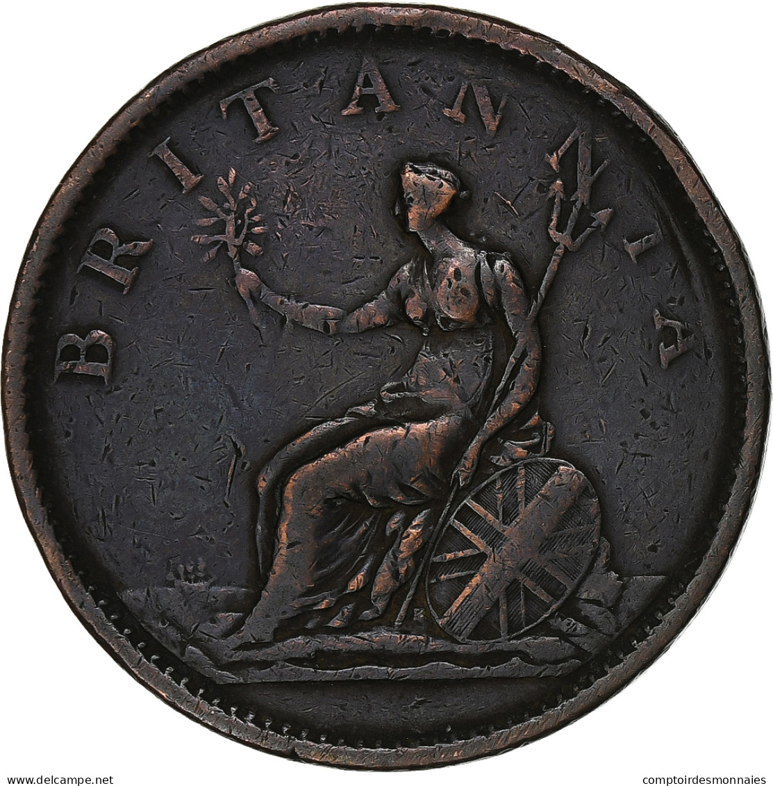 Grande-Bretagne, George III, Penny, 1806, Cuivre, TTB, KM:663 - C. 1 Penny